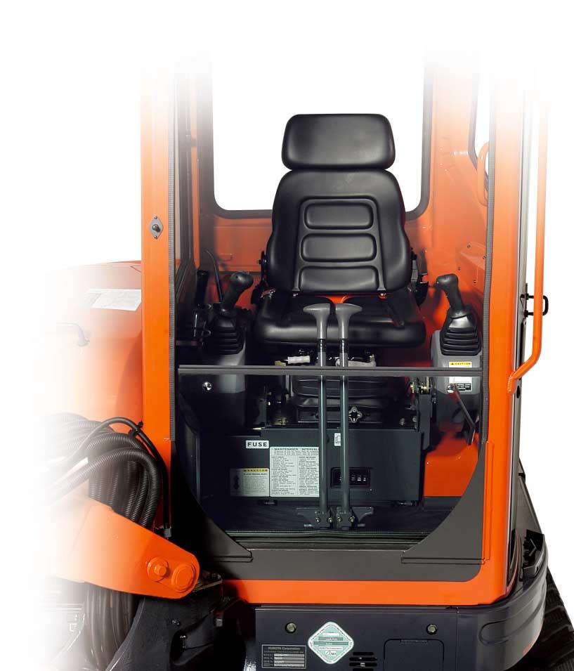 Clean-running Kubota Engine Complies with Interim Powerful and dependable, the KX161-3S s diesel engine delivers superior horsepower and performance.