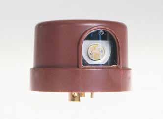 is also a base compatible locking type socket for use with daylight switching PE cells.