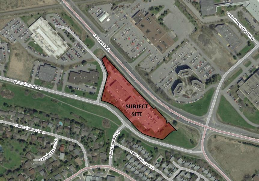 Kanata Mews Development Figure 2: Location Plan (geoottawa) The development is anticipated to consist of two or three separate units within the building, each occupied by a different tenant.