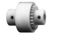 BoWex junior and junior M Bogenzahn-Kupplung Plug-in coupling made of nylon (two-part and three-part) For legend of pictogram please refer to flapper on the