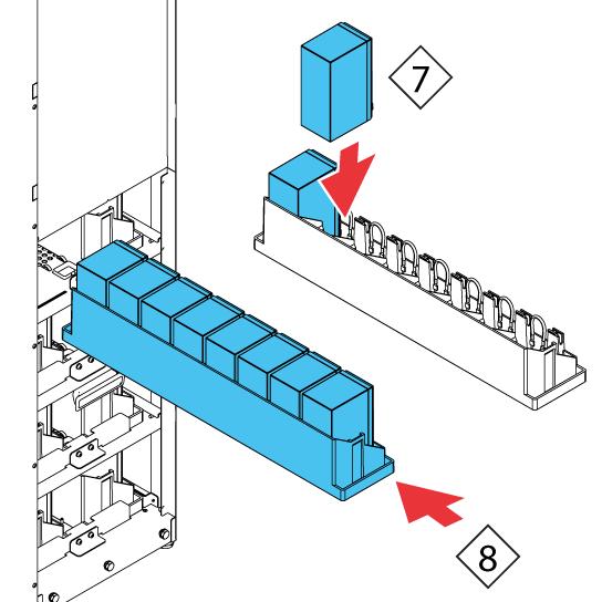 2. Install suitable cable glands into the gland plate. 3. Route the cables through the glands. 4. Connect the cables to the respective terminal blocks, see Figure 10 and Figure 11. 5.