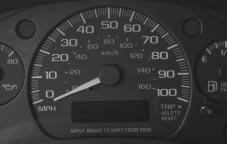 Speedometer Your speedometer lets you see your speed in both miles per hour (mph) and kilometers per hour (km/h).