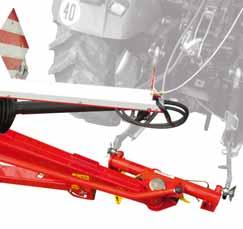 Steering angle indicator on the rocker attachment Maximum manoeuvrability for you The solid frame construction and large dimension rotors are designed for the toughest of applications.