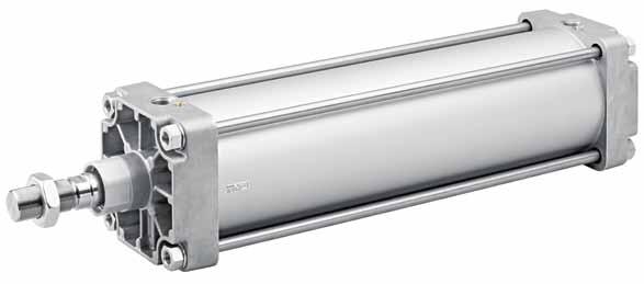 Properties ITS Series Pneumatic Cylinders 5 Example: ITS series ISO cylinder, Ø 250 mm Elastic or pneumatic