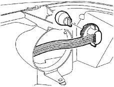See the headlamp removal for sedan under Headlamps (Coupe) on page 5-47 or Headlamps (Sedan) on page 5-48. 6.