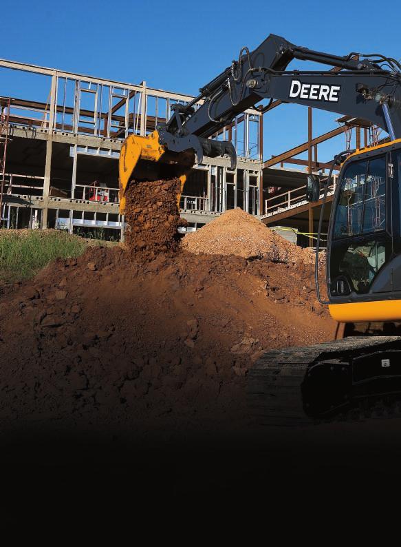 Nothing runs like a Deere, because nothing is built like one. 1. Reinforced D-channel side frames provide maximum cab and component protection.