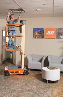 One-person operation is quick and intuitive, letting you finish the job with virtually no downtime. ECOLIFT SERIES n Lightweight and easy to maneuver around all areas of a facility.
