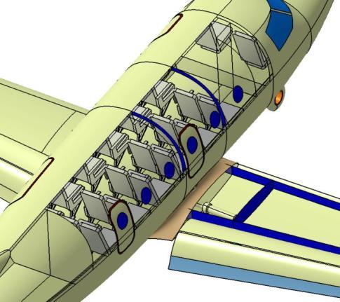 CONCEPTUAL DESIGN OF THREE ALTERNATIVE CONFIGURATIONS OF NEW- GENERATION 19-SEAT BUSH AIRCRAFT The wind tunnel tests conducted by NASA [5] on the NLF(1)-0414F achieved a laminar region equal to 70%