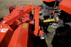 the working depth The Kubota SE8000 series is always equipped with a