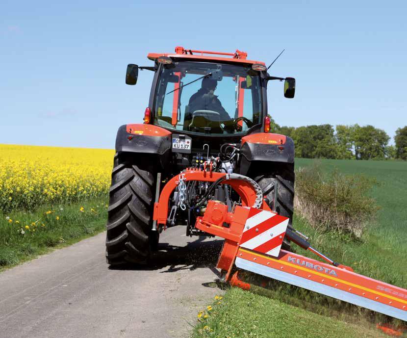 HIGHER OFFSET ABILITY FOR KUBOTA CHOPPER SE2000P SERIES Lateral
