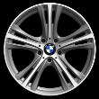 alloy heels V-spoke style 439 l Front: 8 J x 18, 225/40 R18, rear: 8 J x 18, 225/35 R18 Not available in conjunction ith M