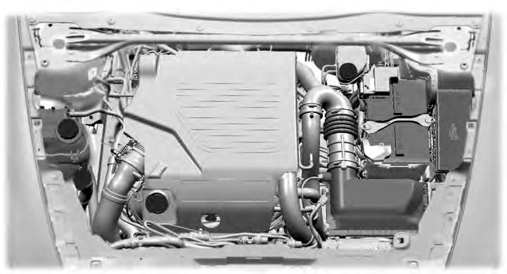Maintenance UNDER HOOD OVERVIEW - 3.5L ECOBOOST E173375 A. B. C. D. E. F. G. H. I. Engine coolant reservoir. See Engine Coolant Check (page 250). Engine oil filler cap.