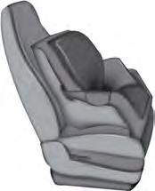 Child Safety Note: Unlike the standard seatbelt, the inflatable seatbelt's unique lap portion locks the child seat for installation.