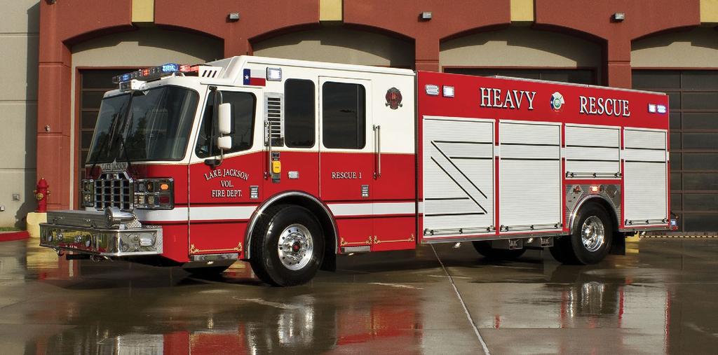 RESCUE Ferrara s complete line of rescue and specialty vehicles provide heavy duty construction and extreme performance. Each truck is designed to meet the customer s mission, policies and procedures.