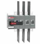 Ordering information Front operated, non-fusible disconnect switches, UL/CSA OT200U03P OT600U03P OT600U04P OT400U03P OT600U12P Non-fusible disconnect switches, base mounting, UL/CSA Number Ampere