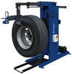 Truck tire changer for both road-side and