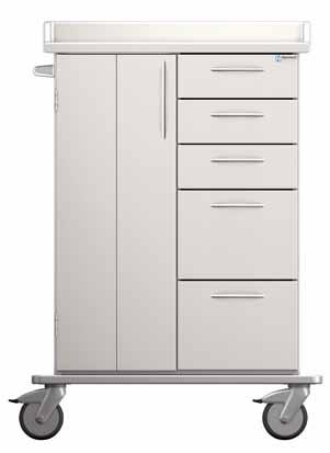drawer, height 19 Closed compartment with front doors Dimension 81 x 584 x 111 (W x D x H) Cabinet layout 1 closed
