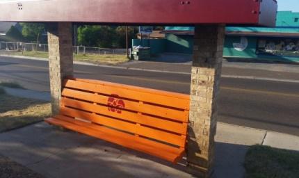 Repainted / Refurbished bus benches 89 New bus