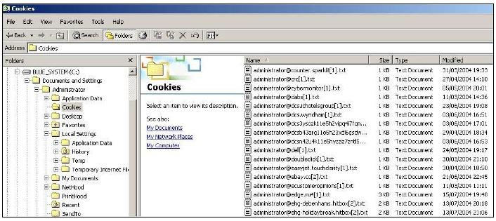 5.8 Kolačići (Cookies) Kolačići su još jedan artefakt Internet aktivnosti koje korisnik malo, ili nikako kontroliše.