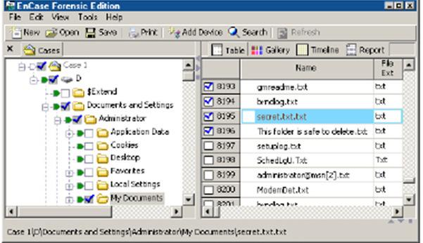 Slika 45 Izbor fajlova i foldera za oporavak Takođe, moguće je isto uraditi i sa bookmark-ovima. Proces je identičan opisanom bilo da se koristi jedan ili više bookmark-ova.