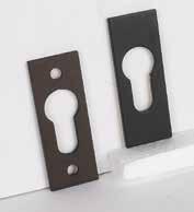 Door fittings Oval escutcheons type 3000 Types: 3000 with visible mounting (screws) 3000