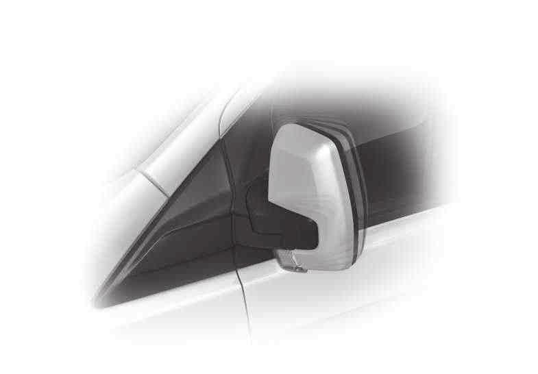 Design features and wheels Convenience features and option packs Interior design features and interior lighting Power-foldable mirrors Perfect for parking in tight spaces or