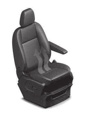 Fully adjustable driver s seat and steering wheel A fully adjustable driver s seat with armrest, and a steering wheel that adjusts to suit your height and arm length, help you