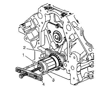 8433 puller (4) in order to remove the crankshaft sprocket. 10.
