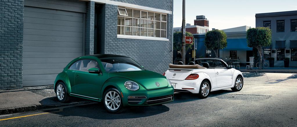 Two fun to drive. What could possibly be better than the iconic, fun-to-drive Beetle? That s easy two of them. Take your pick from the always-classic coupe or the sun-loving convertible.