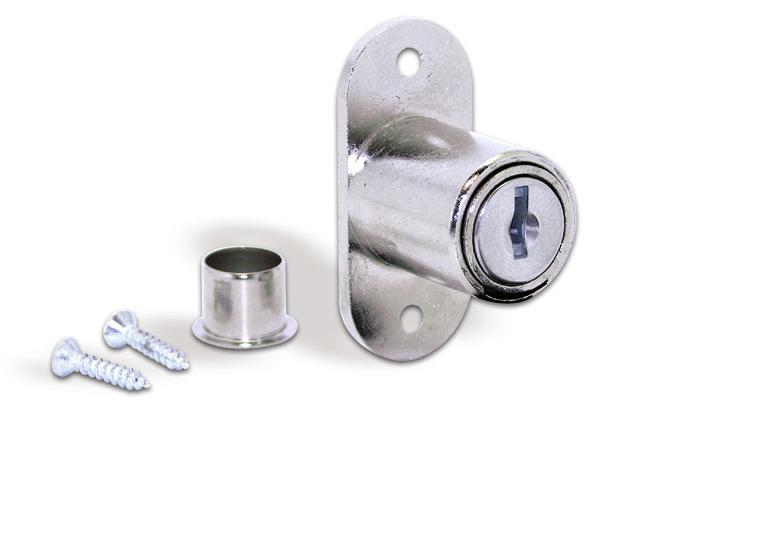 UTILITY TOOL BOX PLUNGER LOCK ULR-1062STD* Operation-Key turns 90 CW allowing spring-loaded plunger to be depressed for striking action. Plunger returns to starting position when pressure is released.