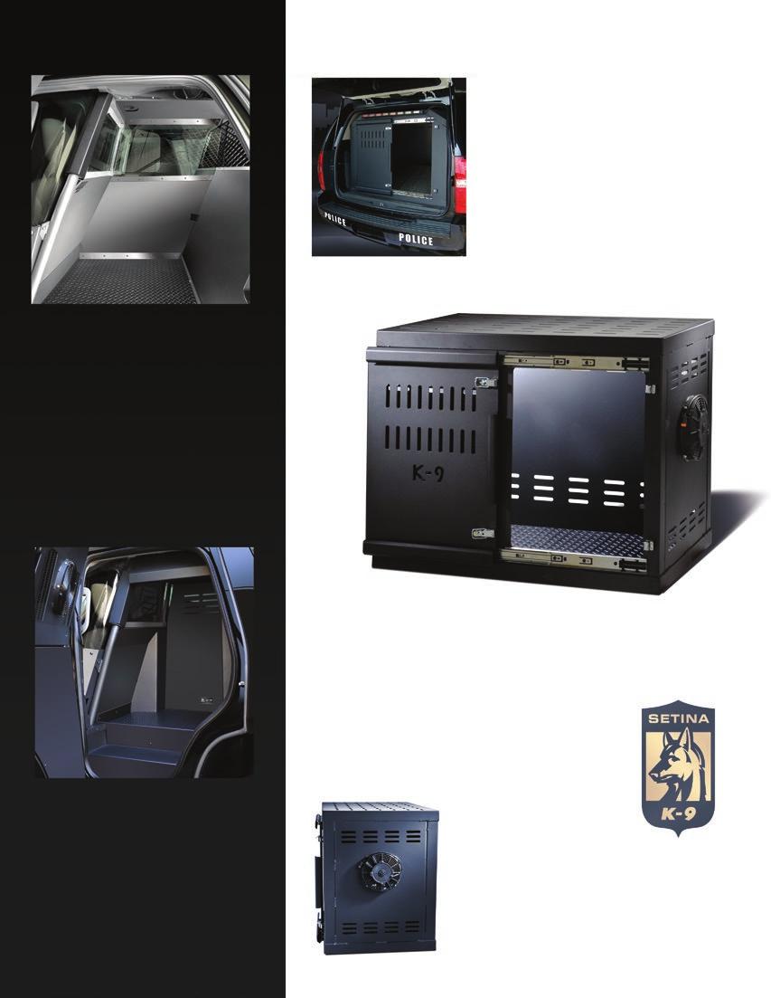 VEHICLE SKID PLATES K-9 Transport Systems K-9 TRANSPORT SYSTEM Protect Your Investment Setina s aluminum undercarriage deflector skid plates protect the under body, power train and chassis components