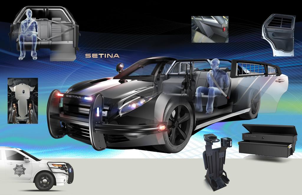 SETINA HAS THE LARGEST SELECTION OF LAW ENFORCEMENT EQUIPMENT SETINA IS READY FOR ALL THE NEW VEHICLES!