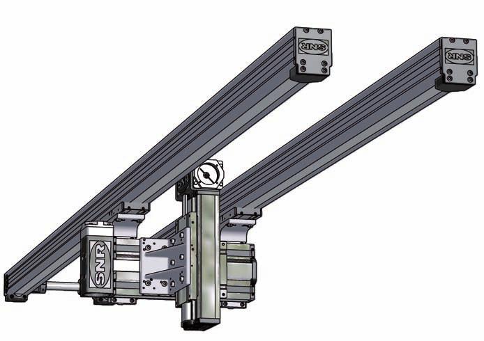 power track in large lift length AXC-A AXDL X-Axis 2x