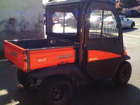NAME OF PRODUCT: Off-road Utility Vehicle UNITS: About 970 : Kubota Manufacturing of America Corporation, of Gainesville, Ga. DESCRIPTION: The recalled vehicle is the Kubota RTV500 with cab.