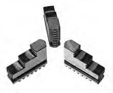 Manual s JAWS AND PARTS FOR SET-TRU SEMI-STEEL BODY SCROLL CHUCKS ID Hard Solid Jaws for 3-Jaw s ID Jaws L B H h 6-1/4"