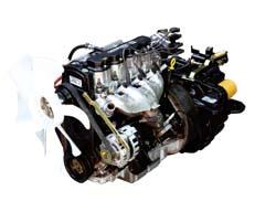 An aluminum cylinder block and oil pan also help to reduce noise.
