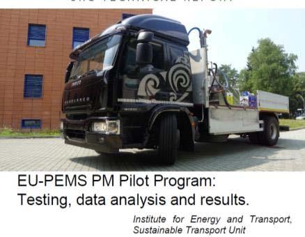 EU HD PEMS Already a long experience Regulation EC No 582/2011 PEMS for EURO VI HD engine In-Service-Conformity Regulation EC No 64/2012 PEMS ISC test as part of the Type