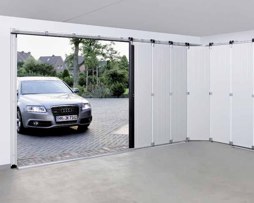 Good reasons to try Hörmann Innovations from the market leader 1 2 Smooth, quiet door travel Safe and precise door guiding with twin rollers operation with finger trap protection and automatic safety
