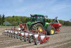 The use of a hydraulic driven fan in combination with the classic 8-row contractor machine, ensures that both