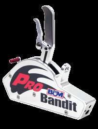 PRO BANDIT RACE Milled from a 7-pound block of billet 6061-T6 aluminum, the award-winning Pro Bandit shifter features an easy to operate gate type