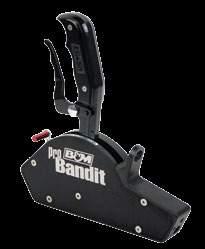 Includes 8 super duty rear exit race cable, B&M P/G pro lever, Quick Disconnect, and cable extension Mounting location for CO2 cylinder ram (B&M #80883) #81045 MAGNUM GRIP PRO BANDIT RACE Billet