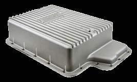 The extra fluid capacity, multiple cooling fins, and greater heat transfer of aluminum all combine to make the B&M cast aluminum transmission pan a functional solution to keep your transmission