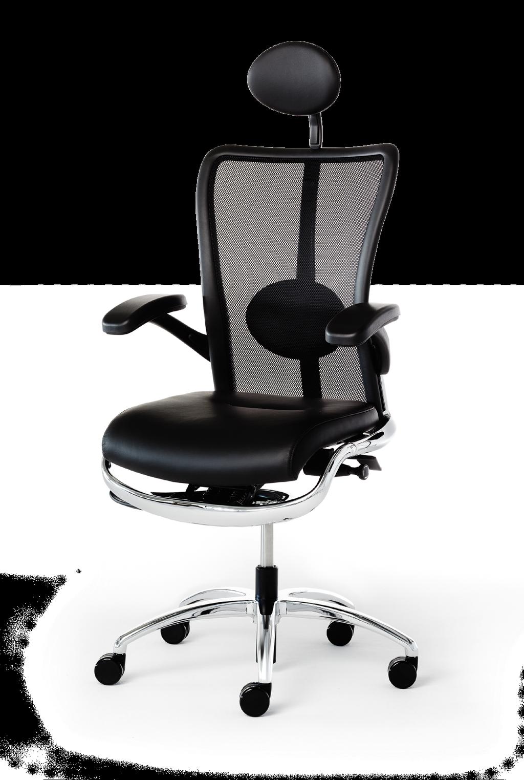 THE SKYE MANAGEMENT CHAIR GIVES YOU THE SCOPE TO LIE BACK AND RELAX, STOP FOR A FEW MOMENTS AND LET YOUR