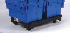 0 Folding and Stacking/Nesting ontainers Folding and Stacking/Nesting ontainers Integra top benefits. Safe and secure transport thanks to security seals and lids allowing strapping.