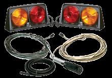 6-pin Deluxe AG transport kit; brake light fuction; 7-pin REPLACEMENT PARTS Dual left hand LED AG light with 4-way