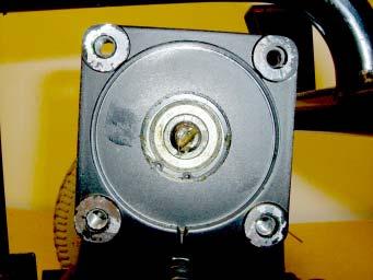 The gearbox drive coupling.