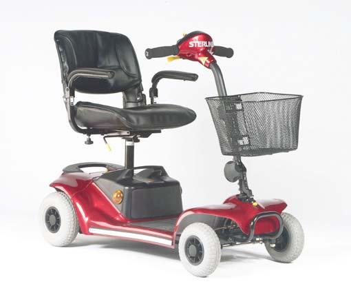 PRODUCT INFORMATION CERTIFICATION: Sunrise Medical is ISO 9001 certified, which ensures quality at all stages of the development and production of this scooter.