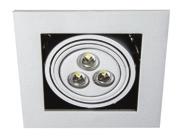 recessed spot LED gimble range - Die-cast aluminium housing - Supplied with terminal block and remote driver - Finished in aluminium grey ORDER CODES