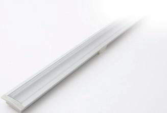 end caps and mounting clips - Extruded aluminium - Clear, semi-clear or opal diffusers - Aluminium