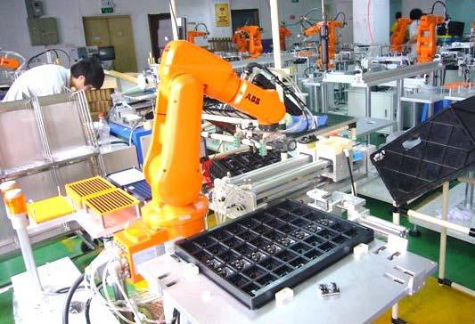Mouse and keyboard assembly at Rapoo, China, a leading manufacturer of wireless peripheral products 70 sets of IRB 120 robots Stable quality of output
